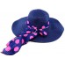  Large Floppy Folding Wide Brim Cap Summer Sun Straw Beach Hat+Handkerchief  eb-60613532